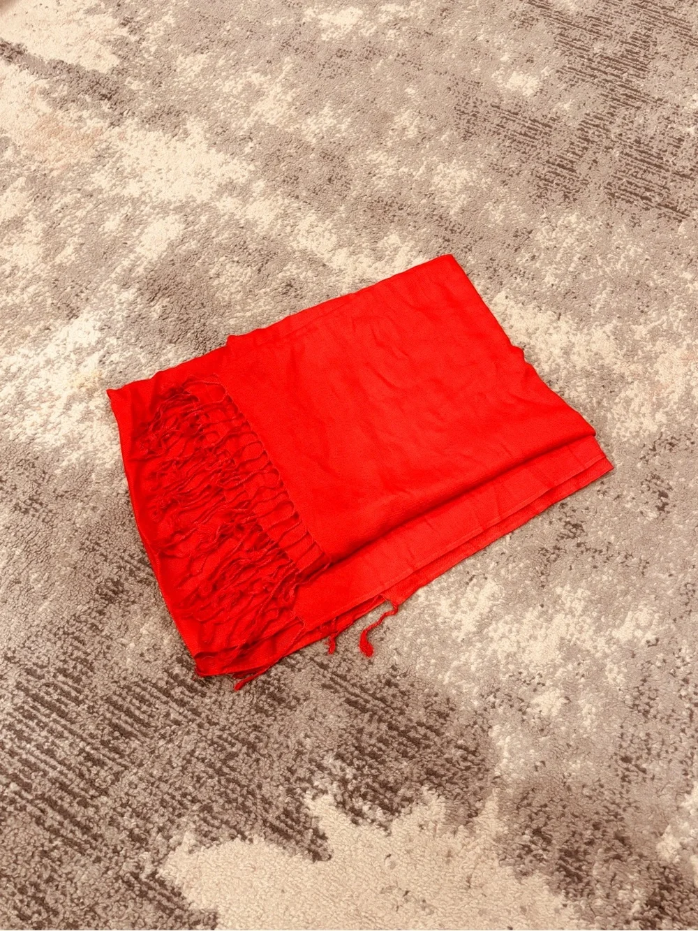 pashmina soft red